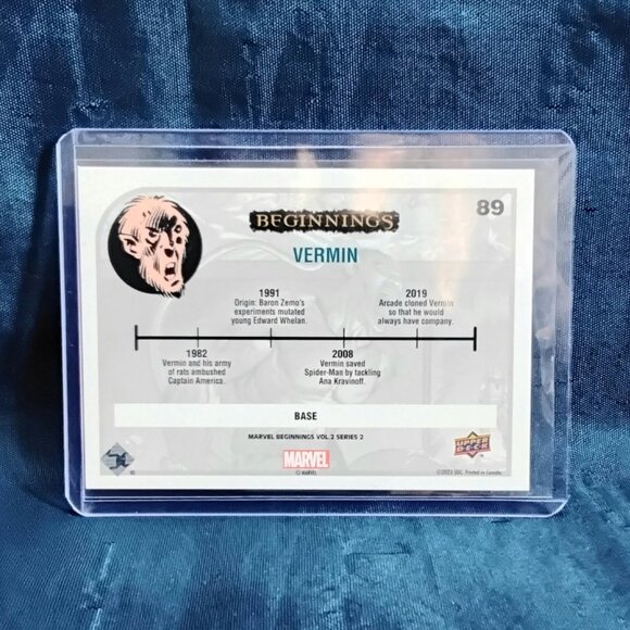 5/$20 Mint 2023 UD Vermin Marvel Beginnings Vol. 2 Series 2 Card 89!! - Picture 2 of 2